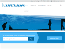 Tablet Screenshot of industribehov.com